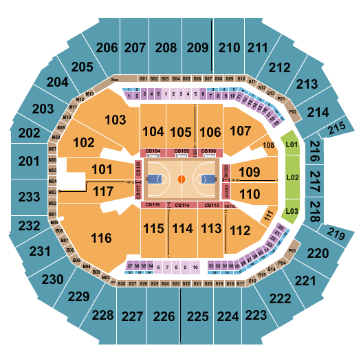 Spectrum Center NCAA Seating Chart