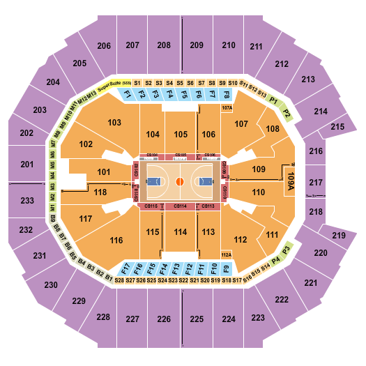 Spectrum Center NCAA Seating Chart